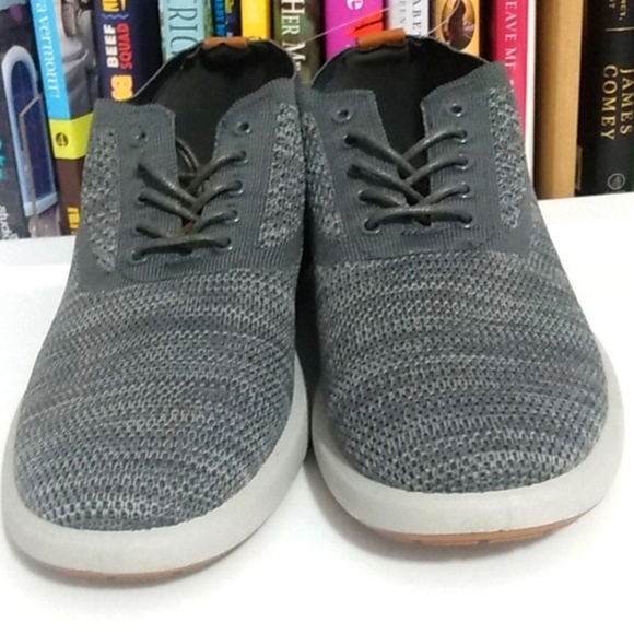 G.H. BASS CONNER KT GRAY COMFORT STRETCH OXFORD SHOES SIZE 8 NWT main image 2